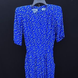 Vintage Speckled Farm Dress with Pockets! - 8